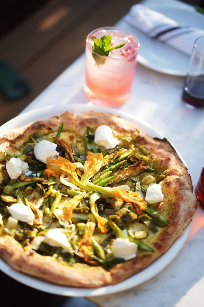 pizza at birba in Palm Springs
