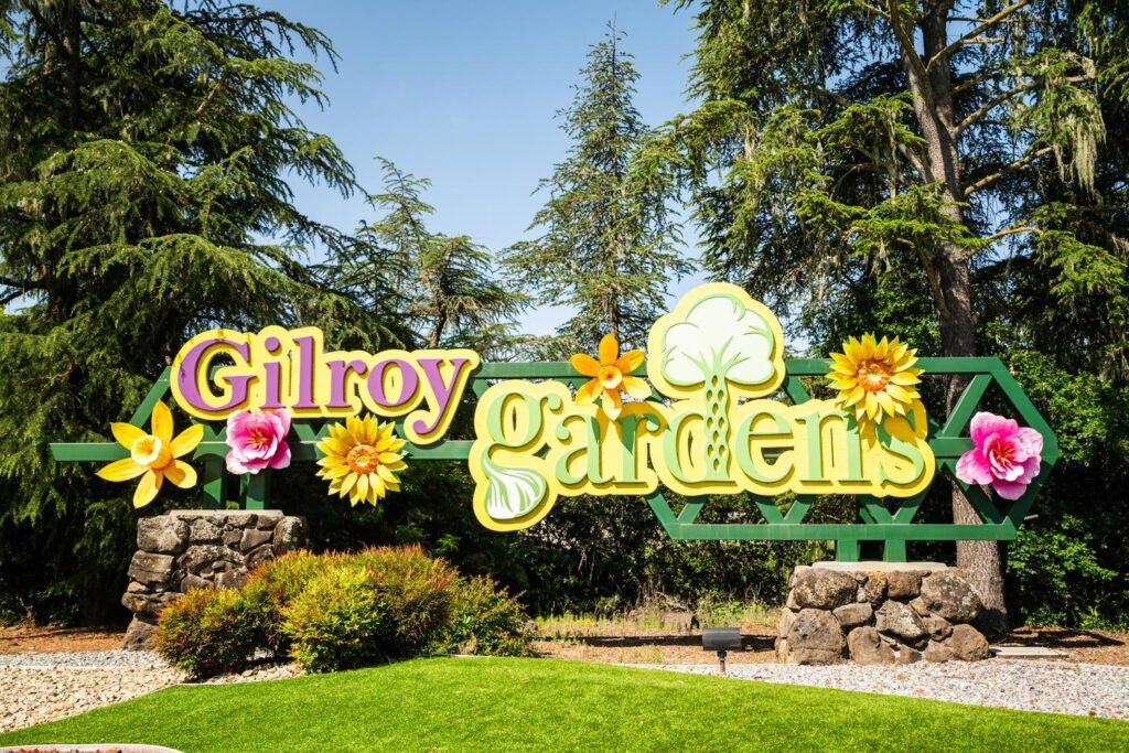 sign at Gilroy Gardens