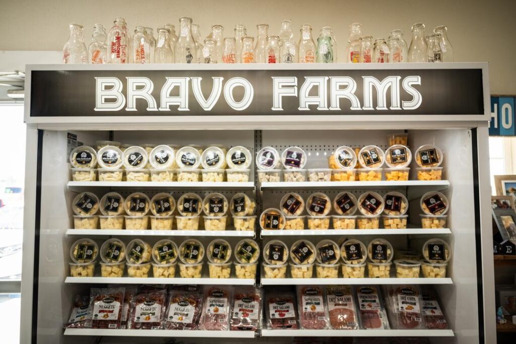 Bravo Farms Vintage Cheese in Traver California along Highway 99