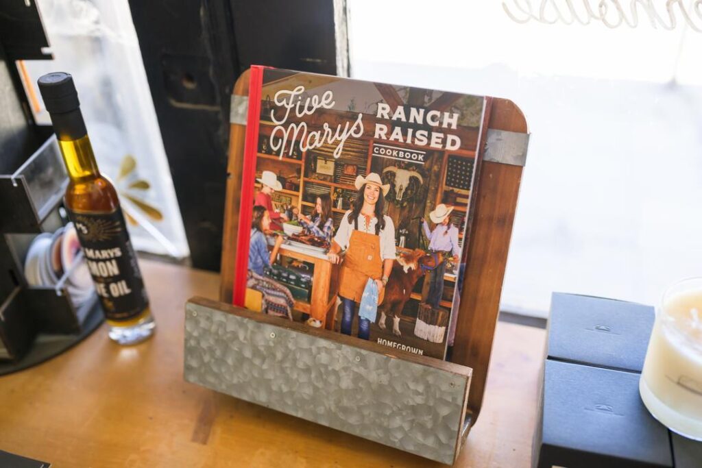 Five Marys Cookbook is available online and at the Farm Stand