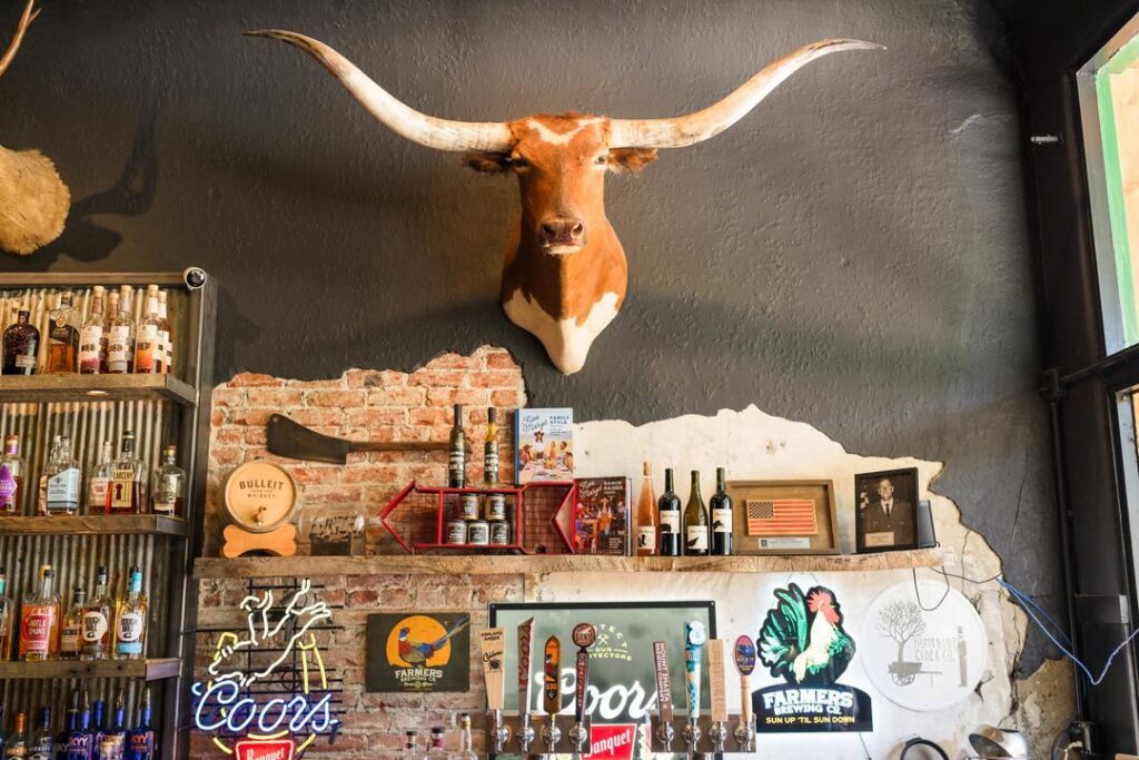The interior of Five Marys Burgerhouse