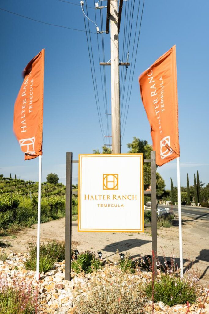 sign outside halter ranch in temecula