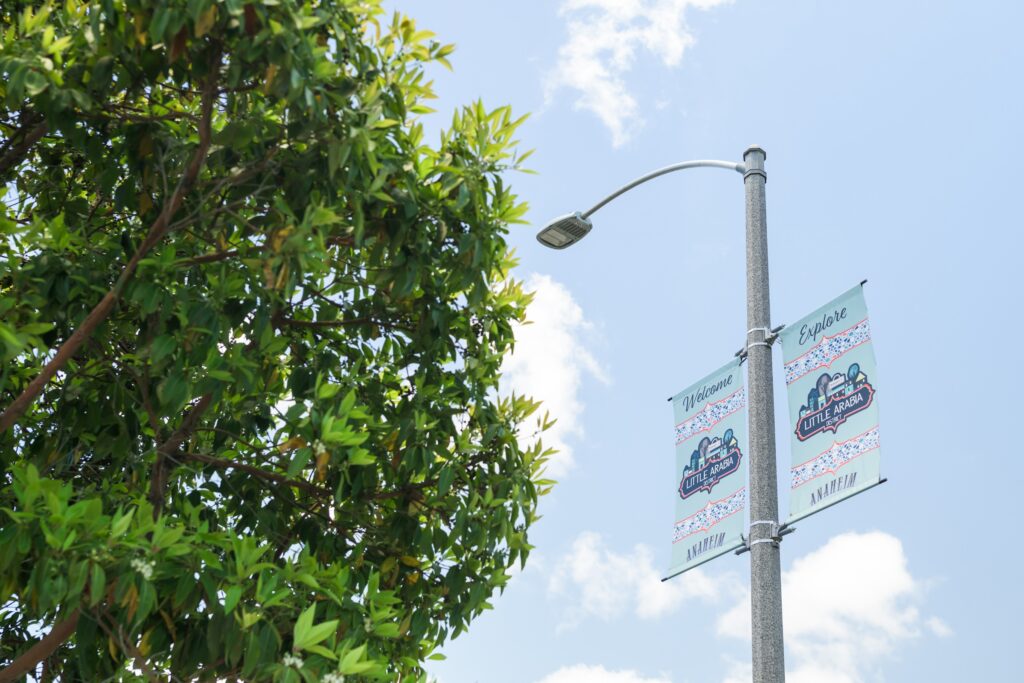 Street signs demarcating Little Arabia in Orange County