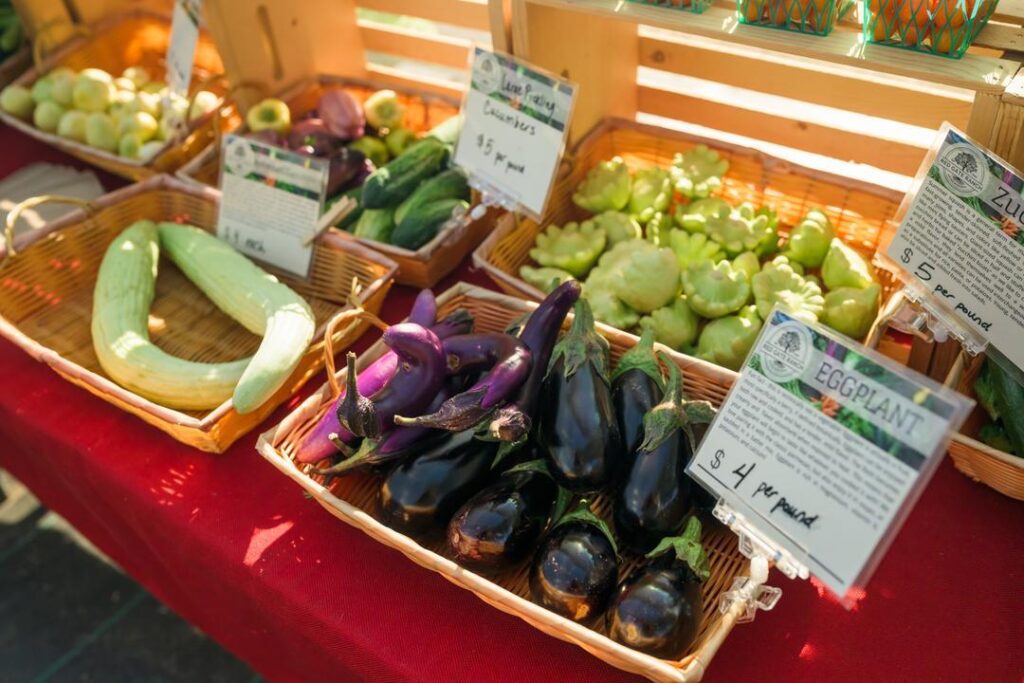 organic produce from Red Gate Ranch