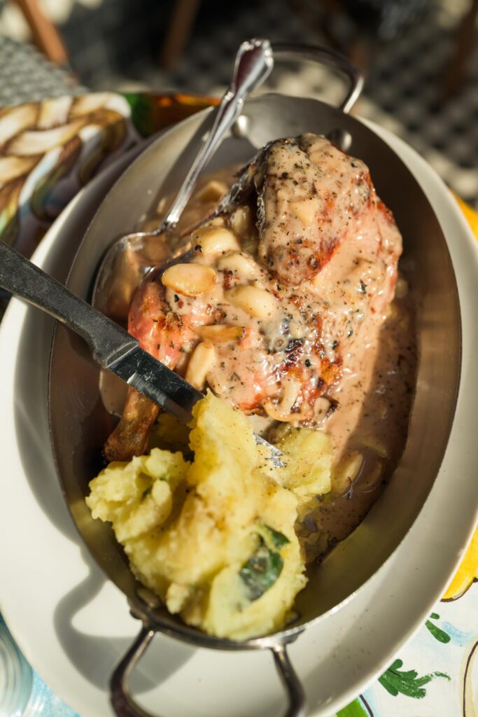 40 Clove Garlic Chicken from The Stinking Rose