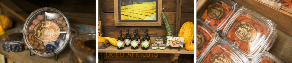 some of the gifts you can buy at Andy's Orchard in Morgan Hill
