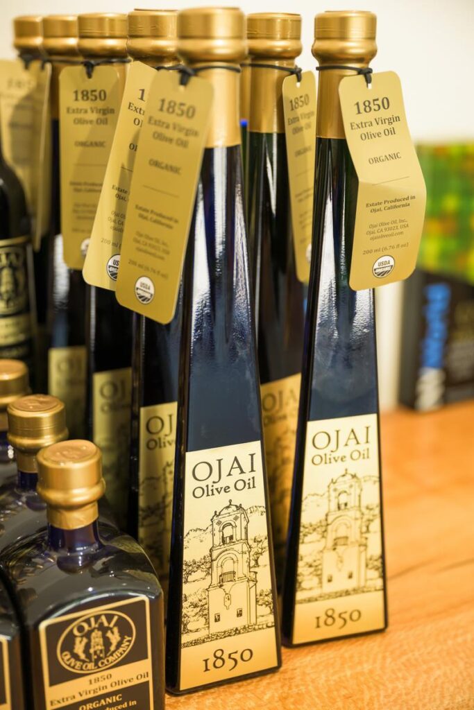 olive oil bottles