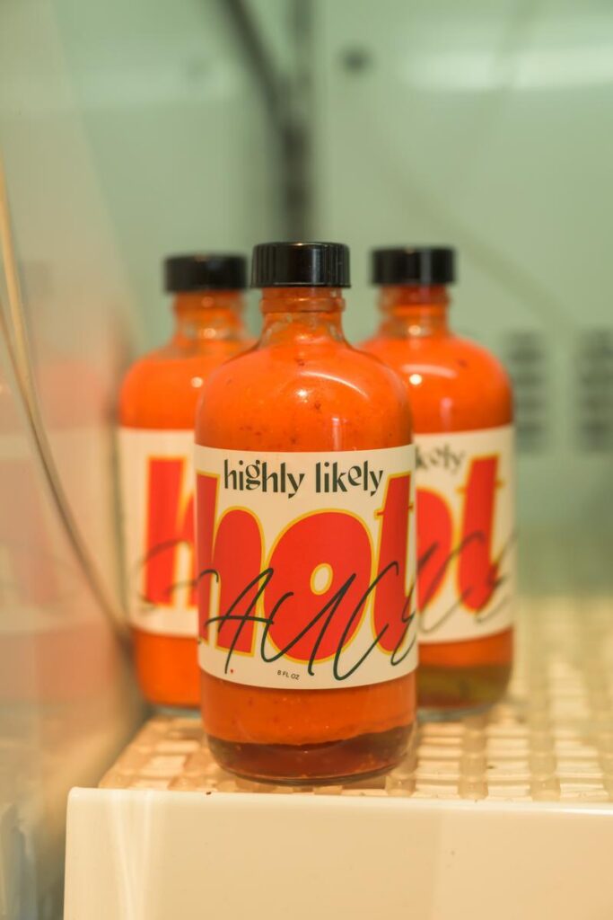 highly likely's famous hot sauce made with fresno chiles